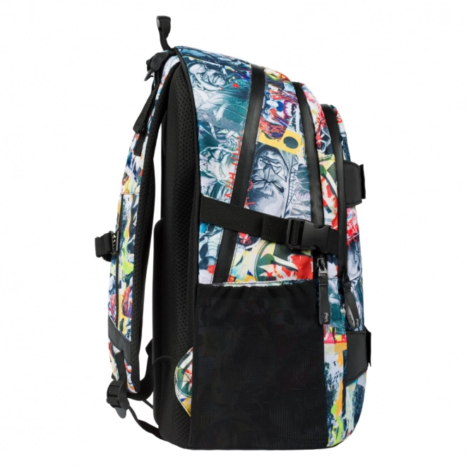 BAAGL Schoolrugzak Skate Batman Comics