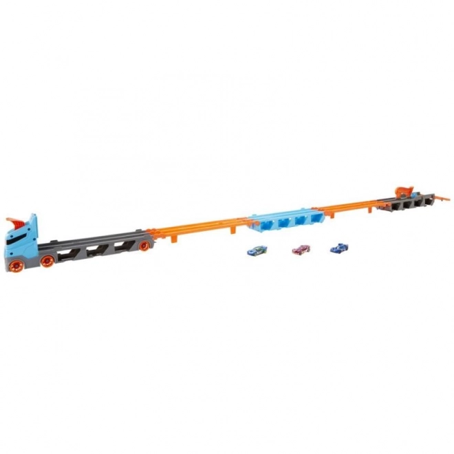 Hot Wheels race-transporter 2-in-1
