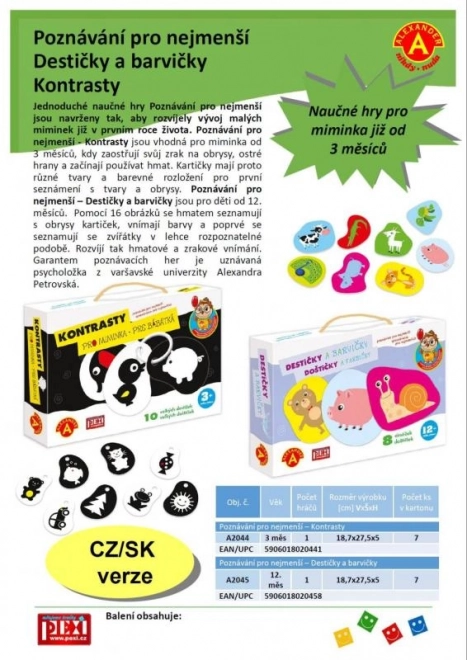 Contrasten voor baby’s herkenning voor de kleintjes 10 stuks