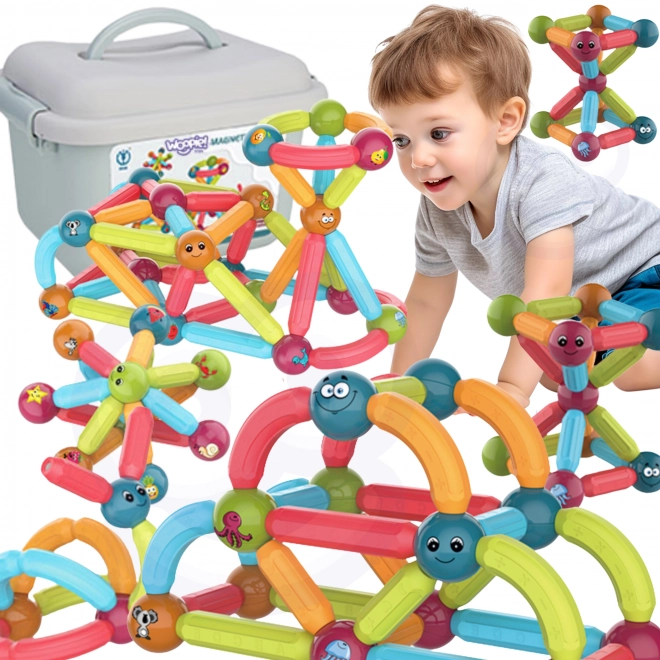Woopie magnetische bouwset educatief 52 stuks