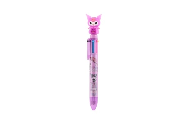 Pen met zes kleuren en figuurtje