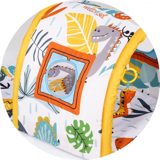 Ondersteunt kruipen dankzij de speeltunnel