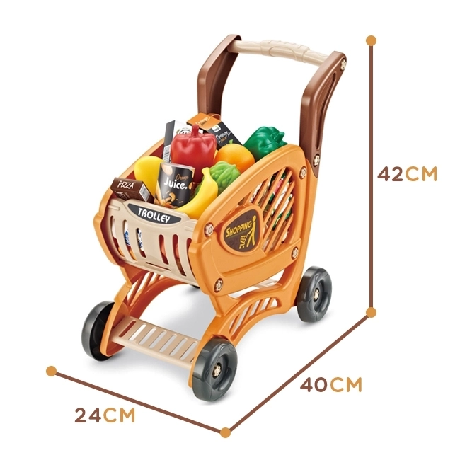 Kinderwinkelwagentje met accessoires van Woopie