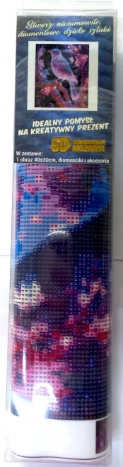 Norimpex diamantschilderij Nachtvogel 30x40 cm