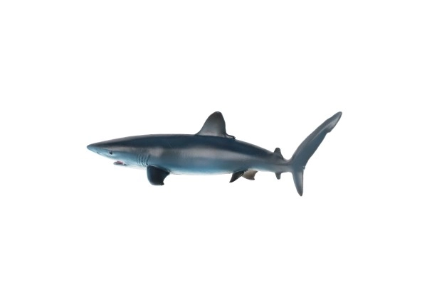 Blauwe haai plastic speelgoed 15 cm in zak