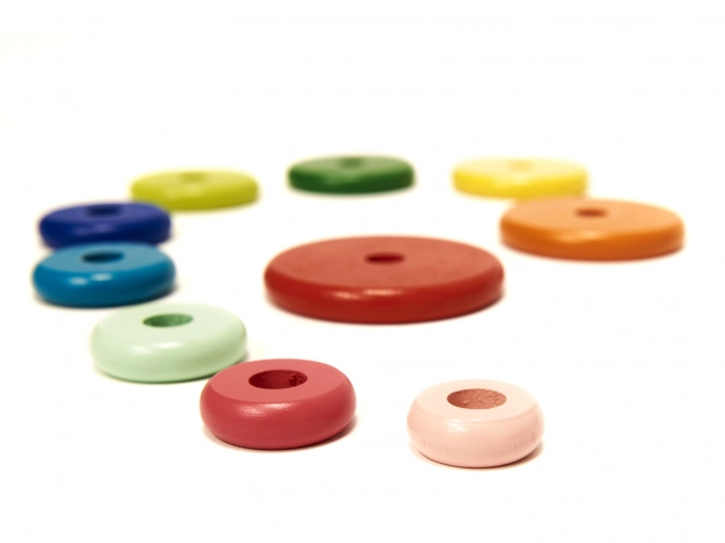 Kinder houten puzzel - De Toren van Hanoi