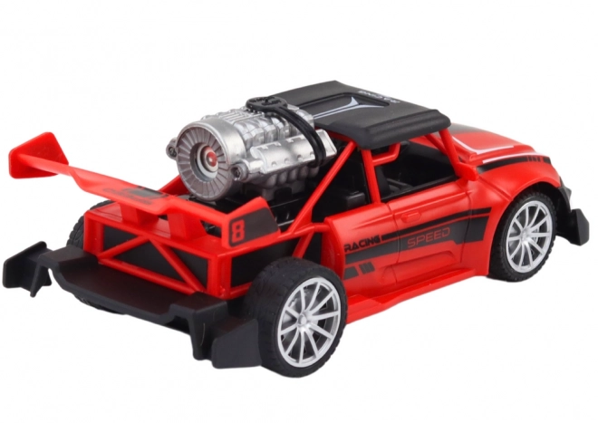 RC op afstand bestuurbare auto 1:20 Lichten met rookeffect rood