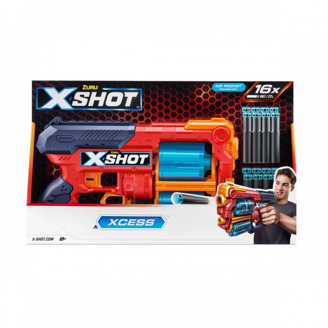 Lanceerder X-Shot Excel Xcess (16 pijlen) oranje