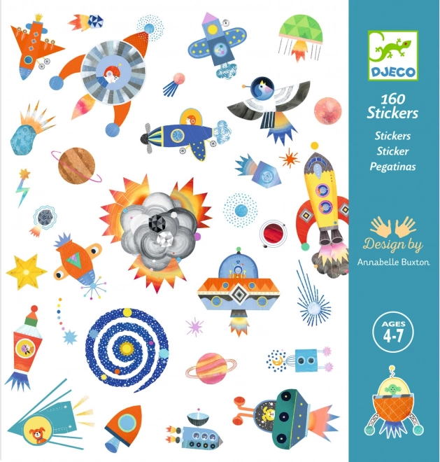 DJECO Stickers Interstellaire