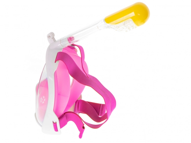 Opvouwbaar Volgelaatsmasker met Snorkel S/M Roze