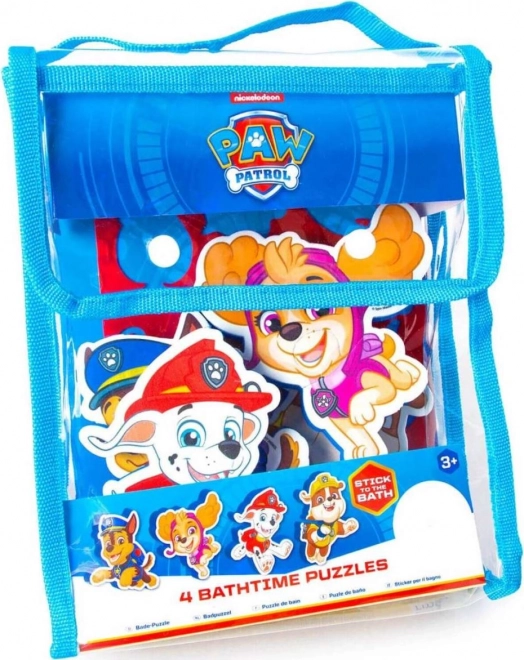 SPIN MASTER Foam puzzels - Waterspeelgoed voor in bad Paw Patrol 4x2 stukken