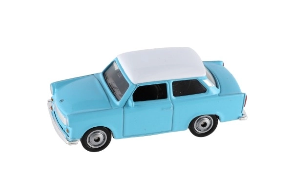 Auto Welly Trabant 1:60 metaal 7cm vrij rollend in doosje