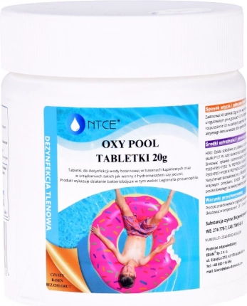 Oxy Pool zuurstoftabletten voor waterdesinfectie voor zwembaden en jacuzzi 0,5 kg