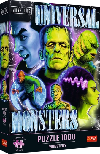 Trefl puzzel Premium Plus Monsters 1000 stukjes