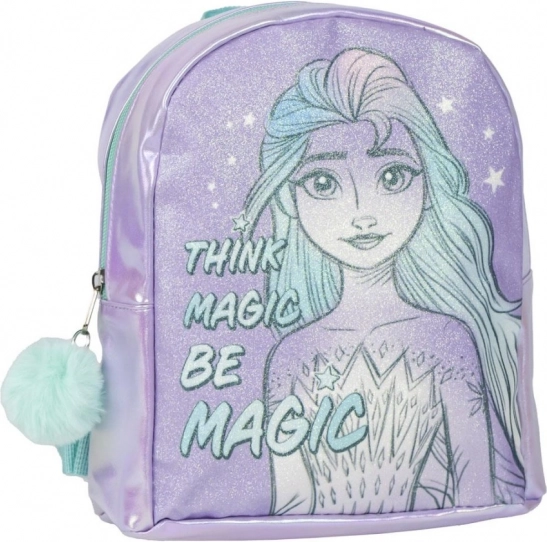 Kinder rugzak met pompon en applicaties FROZEN