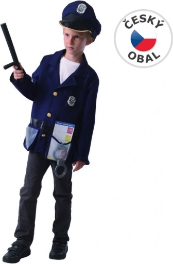 Politiepak voor jongens 110-120 cm