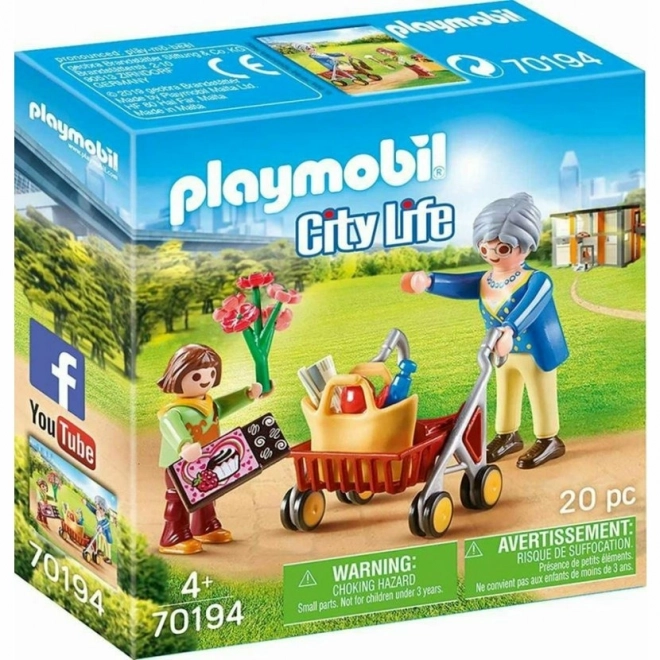Oma met rollator Playmobil