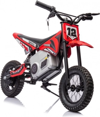 kinder elektrische crossmotor 36 V rood