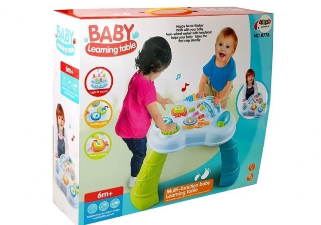 Educatieve tafel voor baby's met muzikale effecten