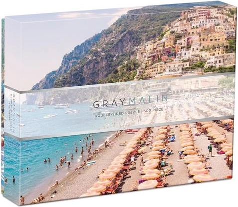 Dubbelzijdige puzzel Italië van GRAY MALIN, 500 stukjes