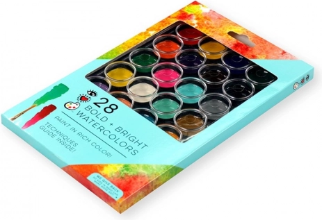 Aquarelverf 28 intense kleuren