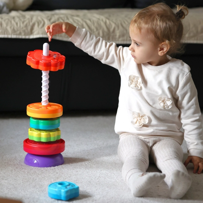 Educatieve spiraalvormige toren voor kinderen van WOOPIE
