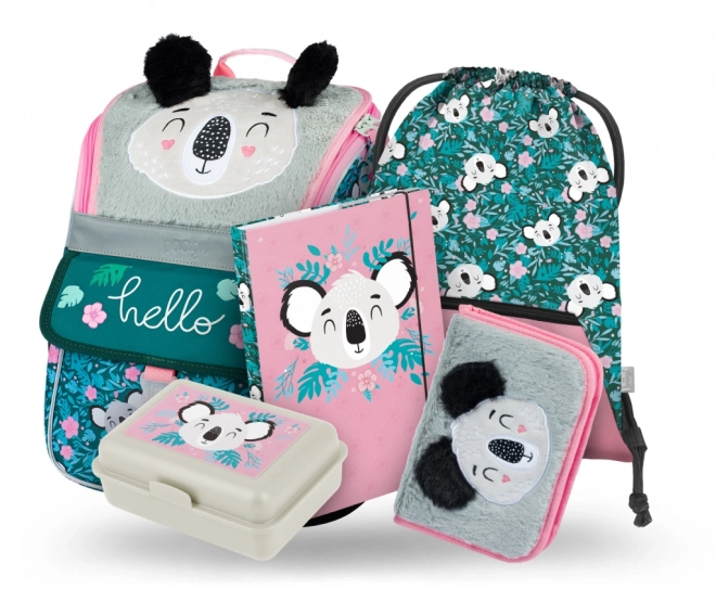 BAAGL SET 5 Zippy Baby Koala: boekentas, etui, zak, mappen, box