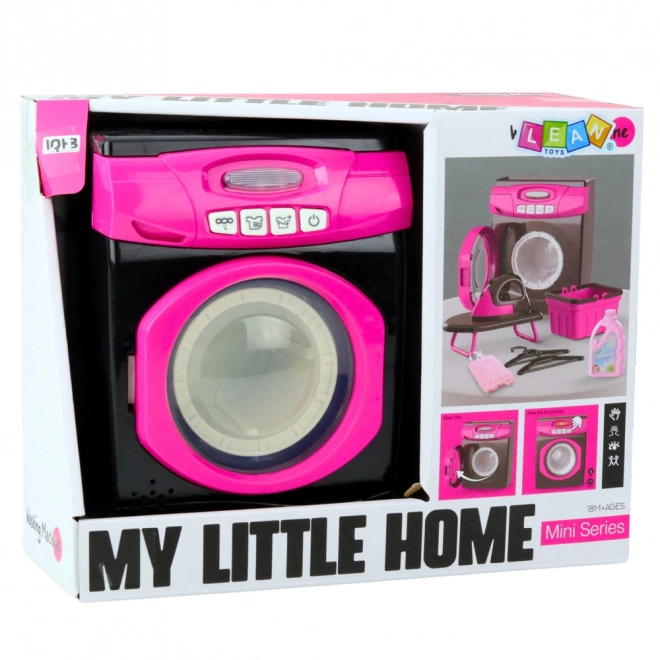 Interactieve set kinderveilig-huishoudelijke apparaten met wasmachine