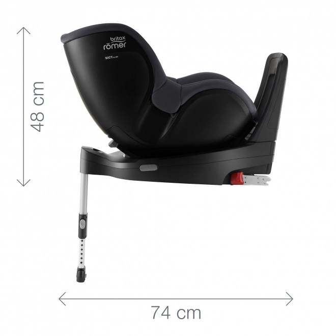 Autostoeltje Britax Römer Dualfix 5Z + Flex Base 5Z Gouden Cognac