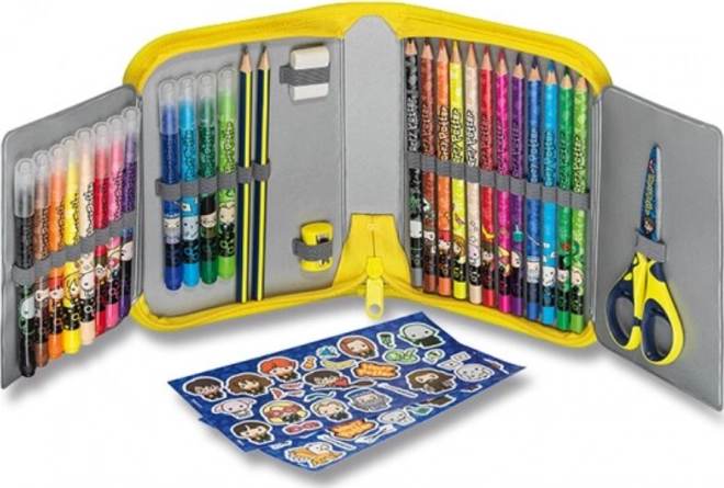 MAPED School etui met één compartiment met Harry Potter-uitrusting