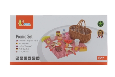 Viga houten picknickset 30 stuks