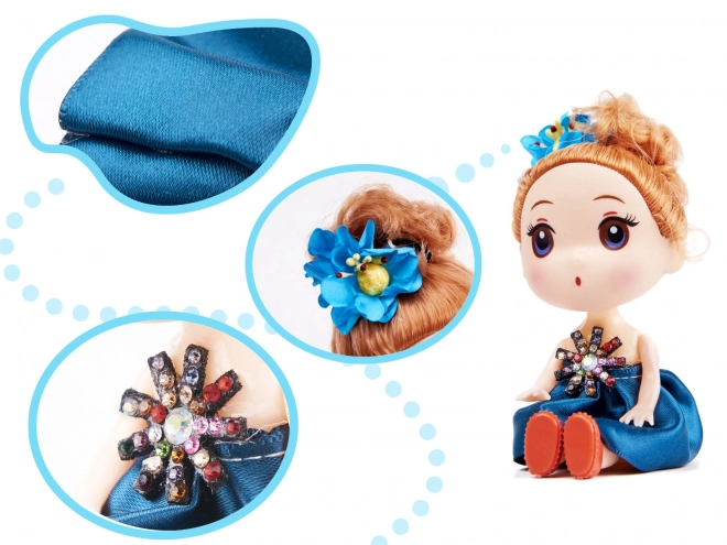 Set poppen - 3 meisjes en 1 jongen