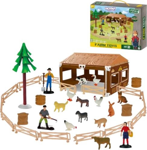 Woopie set Kleine boer met dieren en accessoires