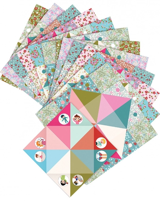 DJECO Origami Hemel, hel, paradijs (roze)