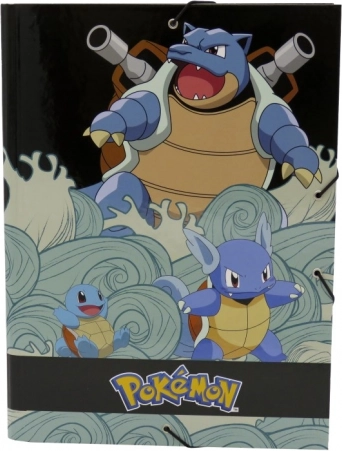 Pokémon A4 map met klep - Squirtle