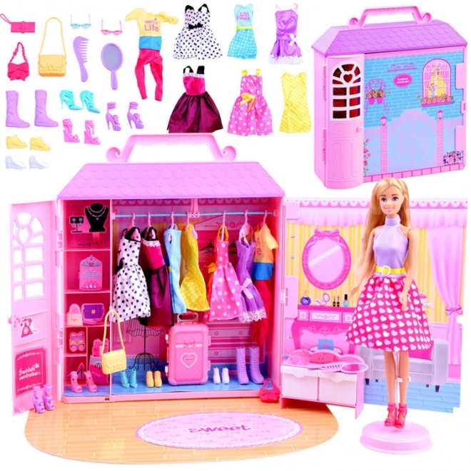 Anlily pop met kledingkast