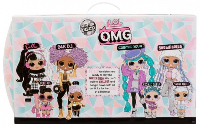 L.O.L. Verrassing Winter Disco OMG Pop Dollie & 24K DJ Poppen Set
