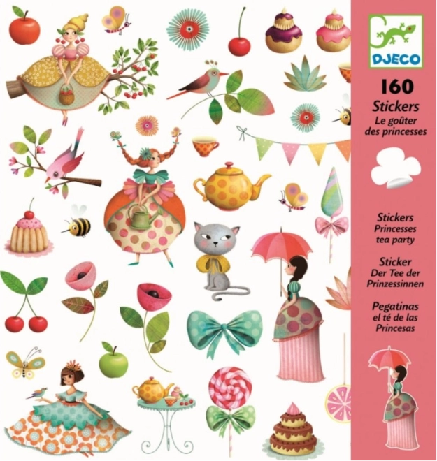 DJECO Stickers Prinsessenfeestje