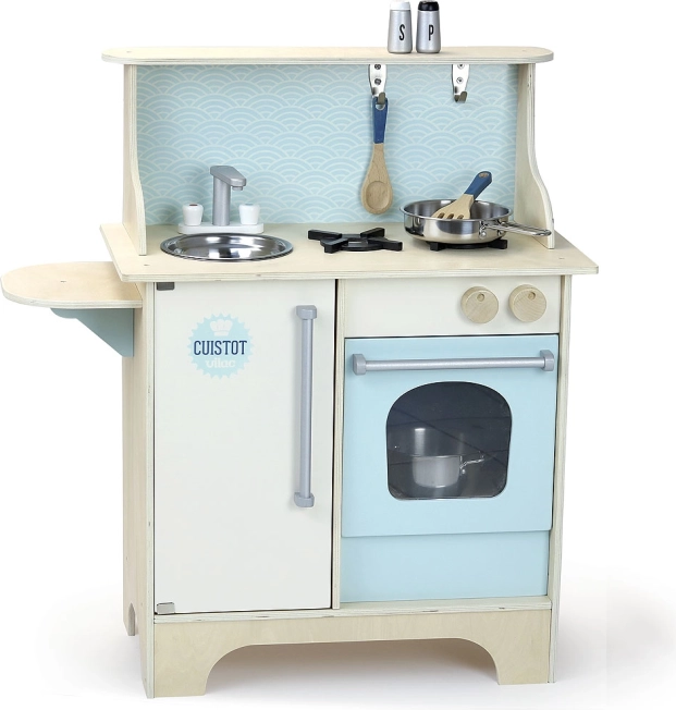 Vilac houten keukentje Cuistot blauw