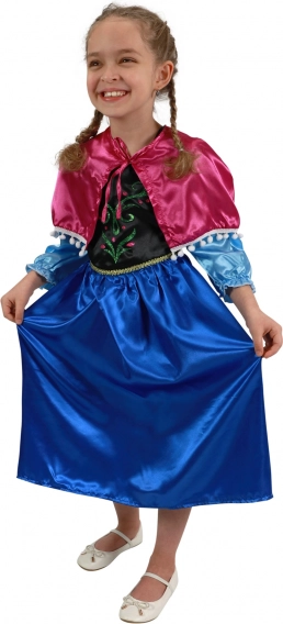 Kinderkostuum prinses winterkoninkrijk Anička Deluxe – M