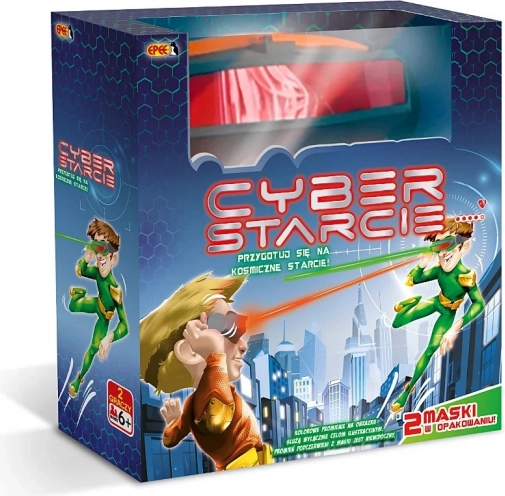Interactief laserspel Cyberstrijd voor 2 spelers