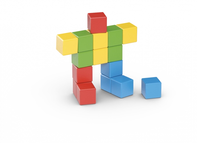 Creatieve figuurtjes en eindeloze combinaties