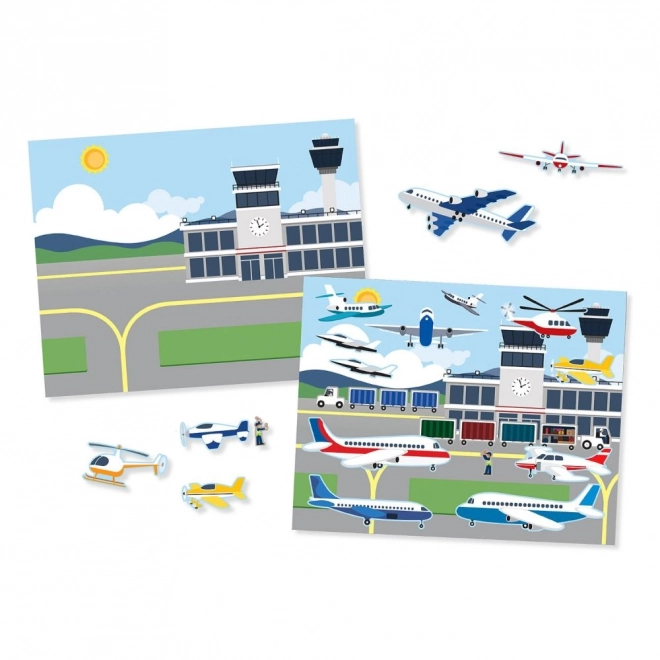 Melissa & Doug - herbruikbare stickers Voertuigen