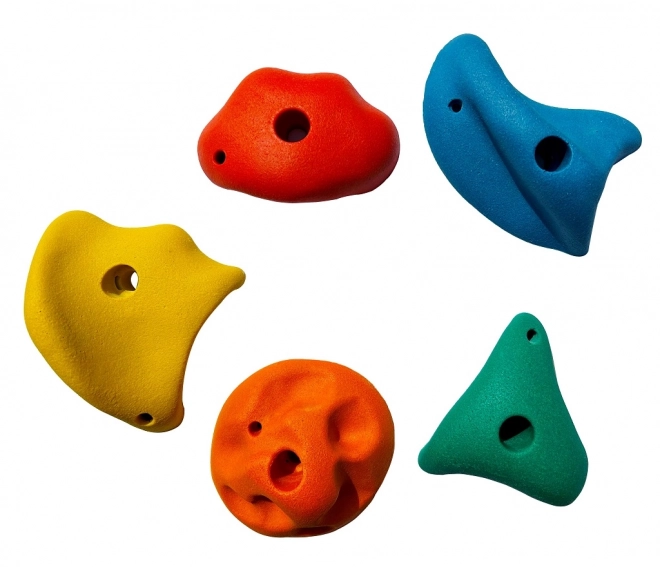 Negen Klimhandgrepen 5 stuks groter