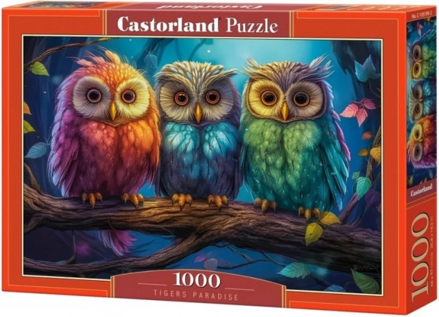 Puzzel 1000 stukjes Drie kleine uilen