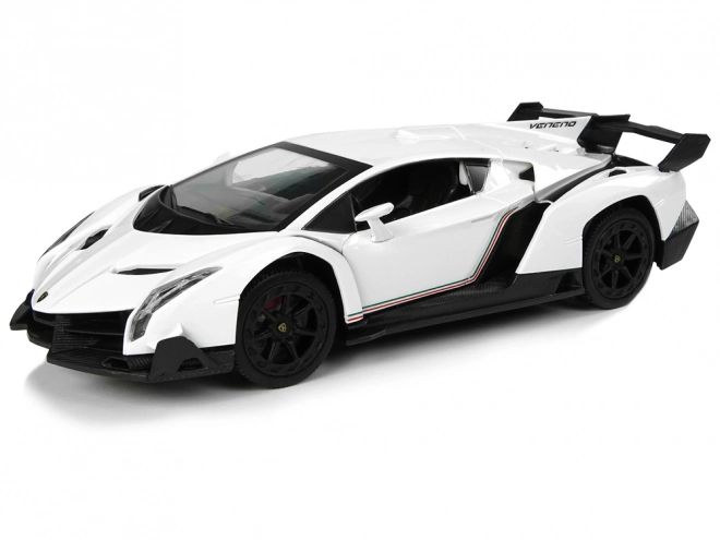 Afstandsbediende Lamborghini Veneno Wit 2.4G stuurafstandsbediening Geluidlichten