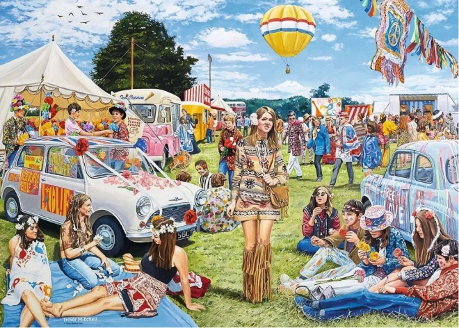 Ravensburger Puzzel Festival van Bloemenkinderen 1000 stukjes