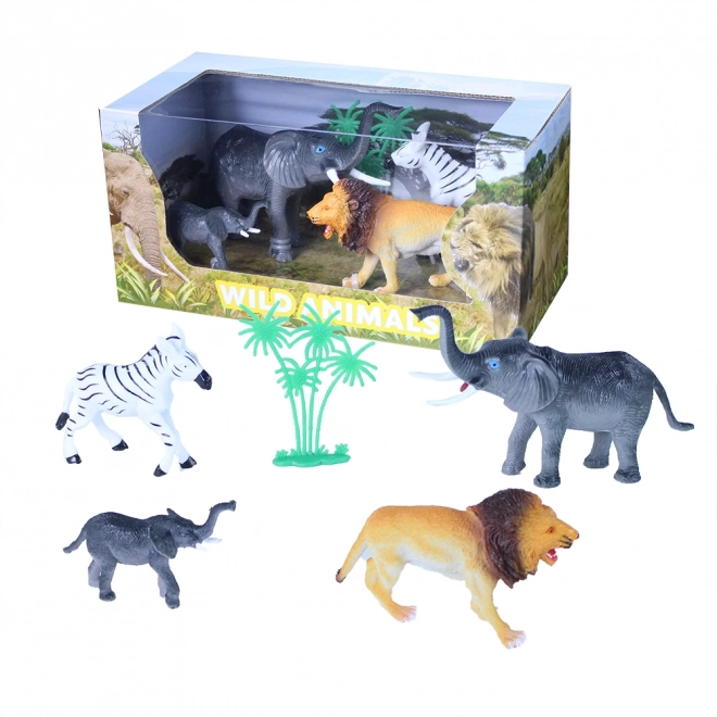 Wilde dieren in een doos