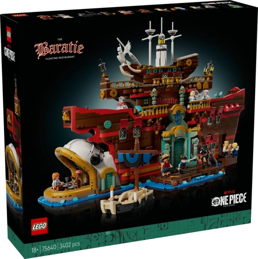 Lego drijvend restaurant Baratie – ONE PIECE