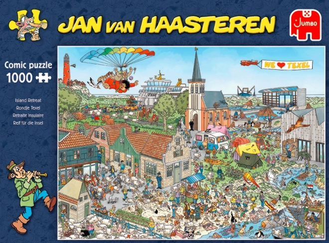 JUMBO Puzzel JvH Vlucht boven het eiland 1000 stukjes
